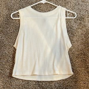 Cream/white top